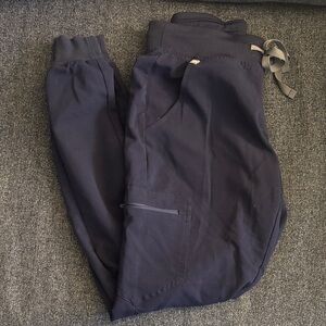 Figs Navy Blue Jogger Scrub Pants - Small Like New condition